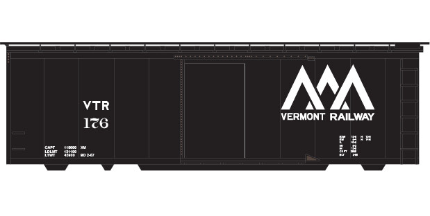 Vermont Railway (VTR) 40ft Box Car
