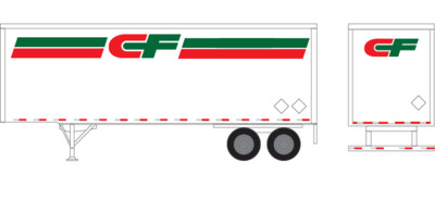 N Scale - Semi-Trailer Consolidated Freight Lines