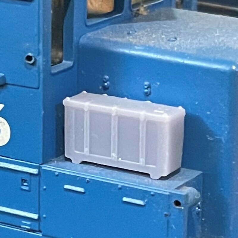 HO Scale Detail Parts - 3 Strap Cab Signal Box (Qty 4)