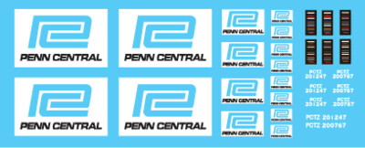 Semi-Trailer Penn Central Green Trailer