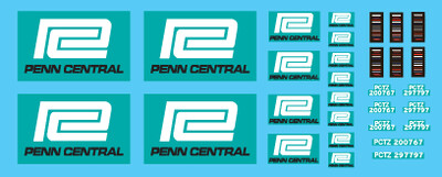 Semi-Trailer Penn Central White Trailer