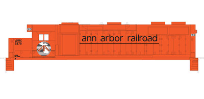 WAMX Ann Arbor Heritage GP38