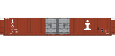 Illinois Central Gulf Auto Parts Box Car Letters Scheme Decal Set