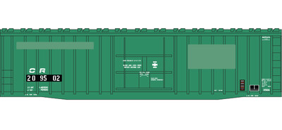 Conrail X58 Box Car PC Patch Out 1 Decal Set