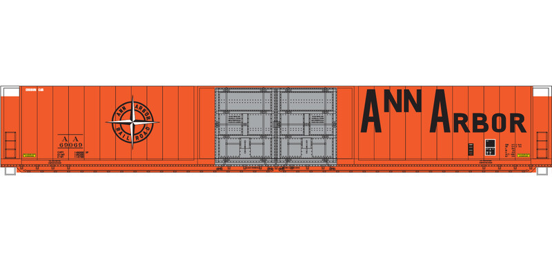Ann Arbor Auto Parts Box Car Big Letters Scheme Decals