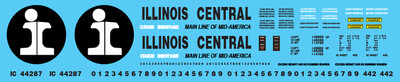 N Scale - IC Auto Parts Box car Orange Scheme Decal Set