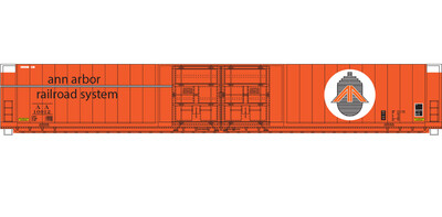 N Scale - Ann Arbor Auto Parts Box Car MDOT Logo Decals