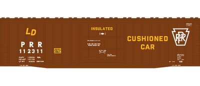 N Scale - PRR X58 Box Car LD Decal Set