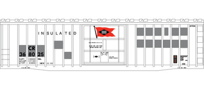 N Scale - Conrail X58 Box Car LV Patch Out 1