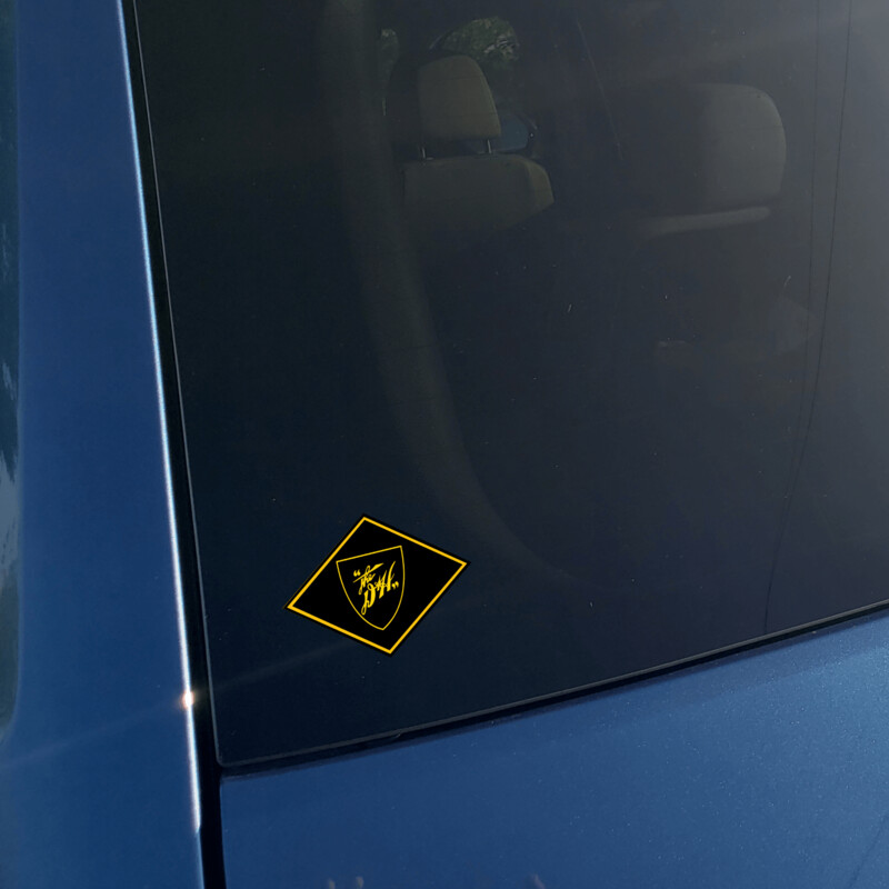 Vinyl Sticker - Delaware Hudson - RDG Patch Shield Logo