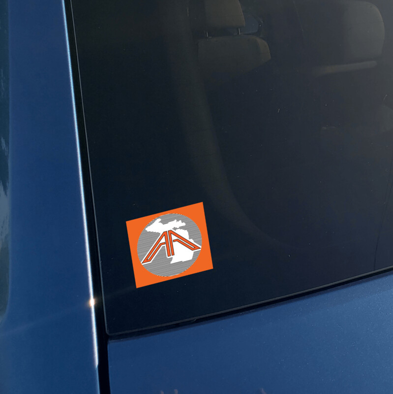 Vinyl Sticker - Ann Arbor Globe Logo