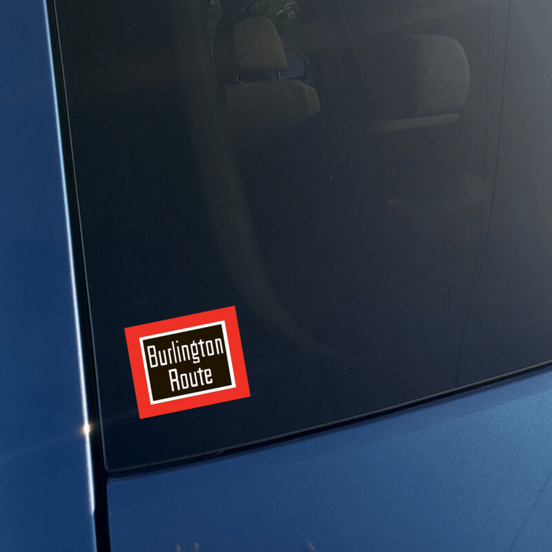 Vinyl Sticker - Burlington Route Logo