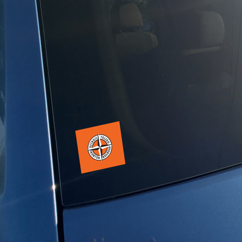 Vinyl Sticker - Detroit Toledo Ironton Compass Logo
