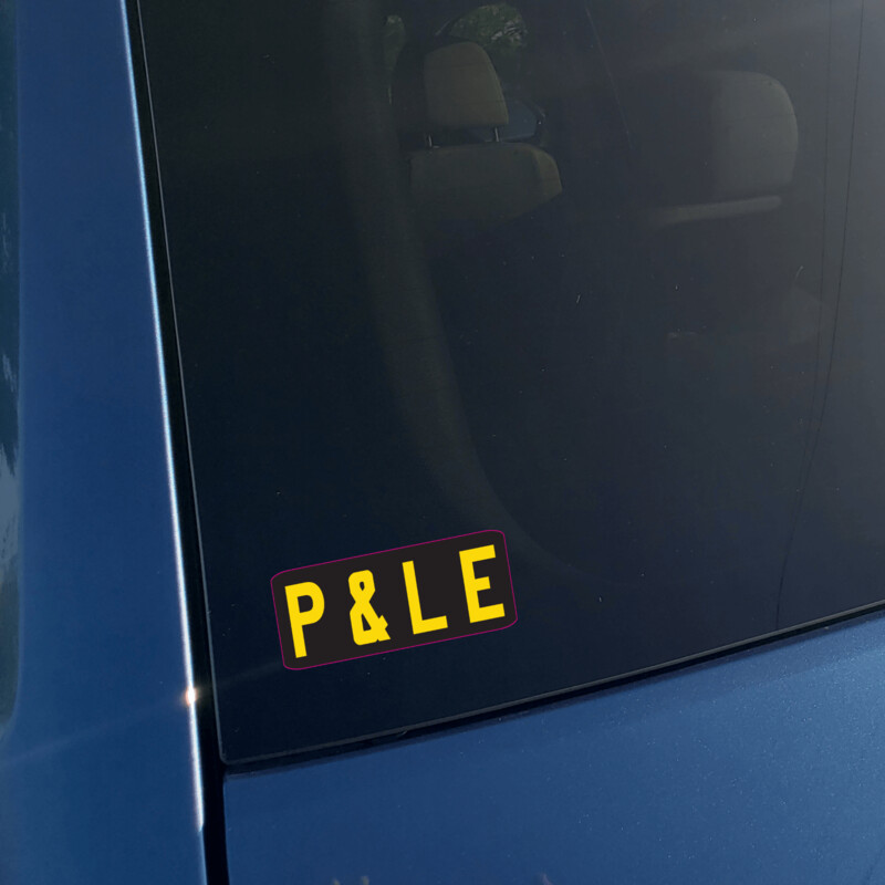 Vinyl Sticker - Pittsburgh Lake Erie PLE Logo