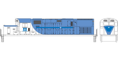 Conrail LHR Patch Out C420 Decal Set