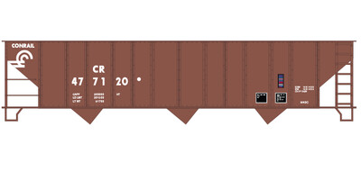 HO Scale - Conrail H43c Open Hopper Angled Logo Decal Set