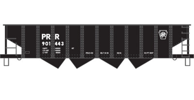 PRR H21G 70t Hopper Block Lettering Decal Set