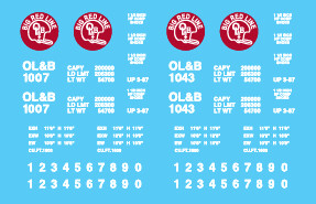 Omaha Lincoln Beatrice Ore Car Decal Set