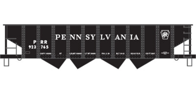 N Scale - PRR H21a 70t Hopper Decal Set