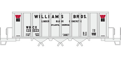 HO Scale - Williams Bros Ortner Hopper Decal Set