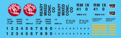 Omaha Lincoln Beatrice PS2 3 Bay Decal Set