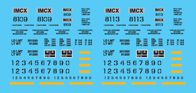 Mosaic IMCX Ortner v1 Hopper Decal Set