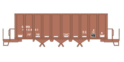 HO Scale - Greenbrier Leasing Ortner Hopper Decal Set