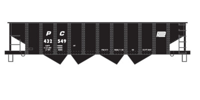 N Scale - Penn Central H21a Hopper Decal Set
