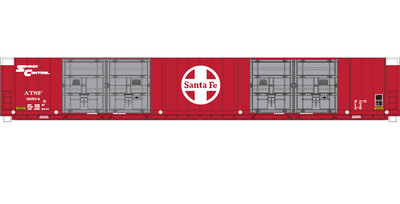 Santa Fe ATSF 8 Door Auto Parts Box Car Shock Control Decal Set