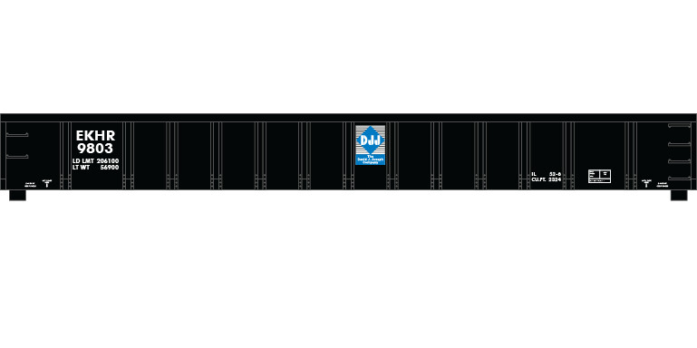 Customizable DJJX Gondola Decal Set
