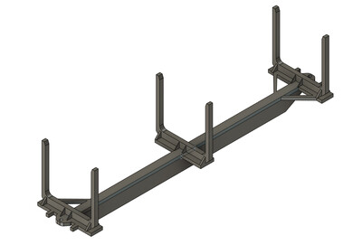 N Scale - Articulated Log Car