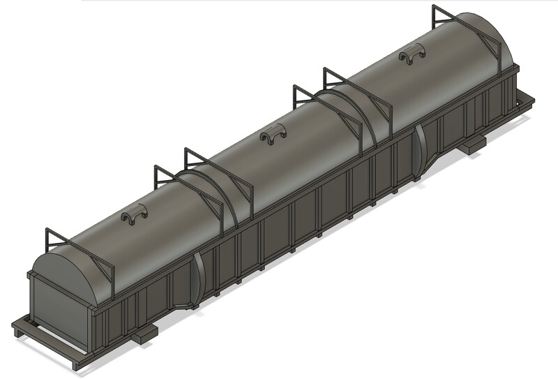 N Scale - Evans Coil Coach - Triple Hood