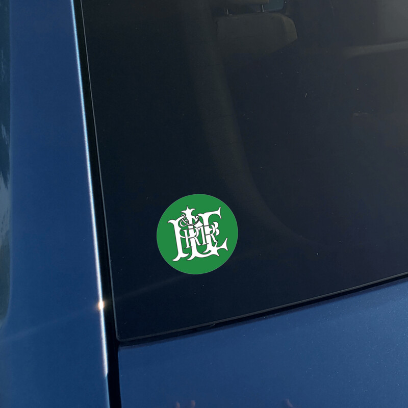 Vinyl Sticker - Pittsburgh Lake Erie Green/White