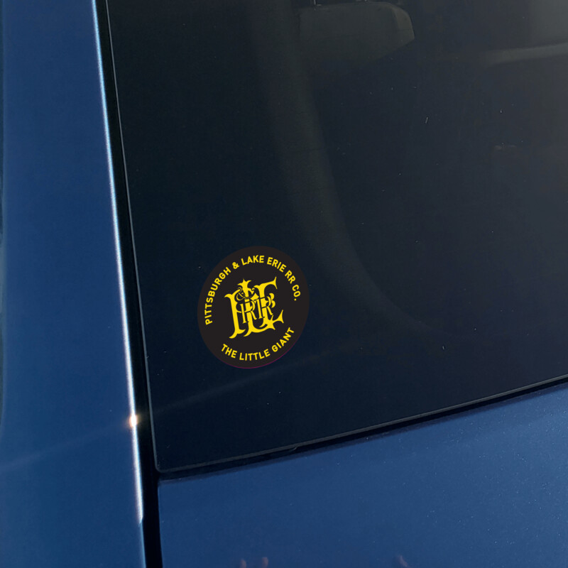 Vinyl Sticker - Pittsburgh Lake Erie Black/Yellow Little Giant