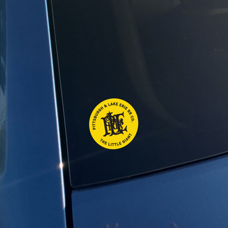 Vinyl Sticker - Pittsburgh Lake Erie Yellow Little Giant