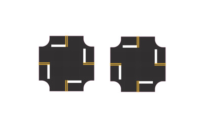 Easy Streets HO - Fresh Asphalt-Double Intersection