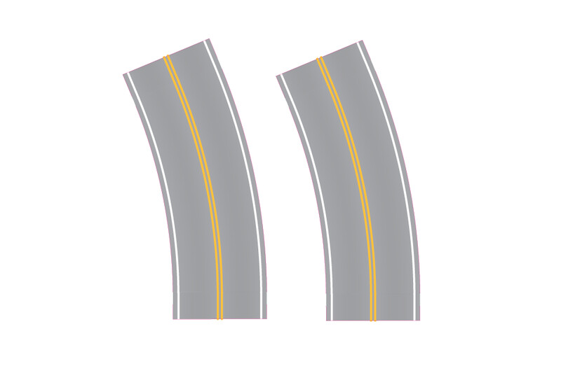 Easy Streets N - Aged Asphalt-Broad Curve No Passing