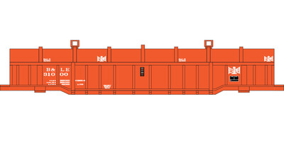 Bessemer &amp; Lake Erie Evans Coil Coach Gondola - Replaced Hood