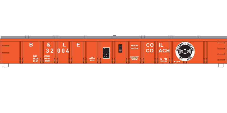 Bessemer &amp; Lake Erie Coil Coach Wood Floor Gondola