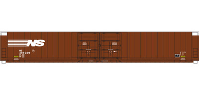 N Scale - NS 4 Door Auto Parts Box Car Large Logo