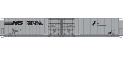 Norfolk Southern 4 Door Auto Parts Box Car Thoroughbred Logo