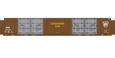N Scale - Pennsylvania Railroad 8 Door Auto Parts Box Car