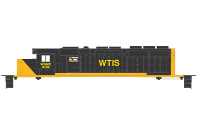 N Scale - WAMX Locomotive Decal Set 5 (KAW, ITHR, DREI, WTIS, SVHO)