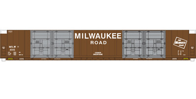 Milwaukee Road 8 Door Auto Parts Brown Silver