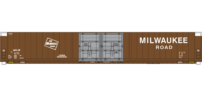 Milwaukee Road 4 Door Auto Parts Brown/Silver