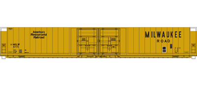 Milwaukee Road 4 Door Auto Parts Yellow
