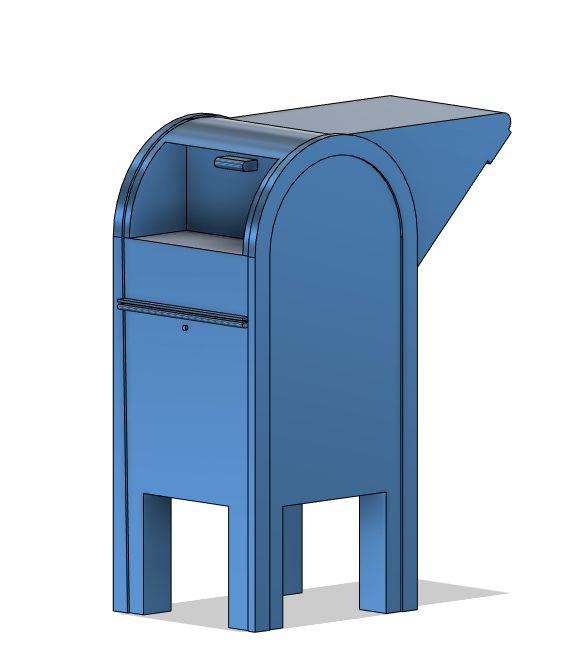N Scale Detail Parts - Drive Up Mailbox (Qty 2)