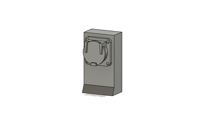 HO Scale Detail Parts - MU Stand - Medium Single (Qty 4)