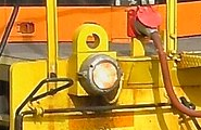 HO Scale Detail Parts - Pilot Mount Ditch Lights with Lift Ring (Qty 4)