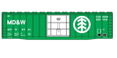 N Scale - Minnesota Dakota Western Box Car - Green/White Scheme